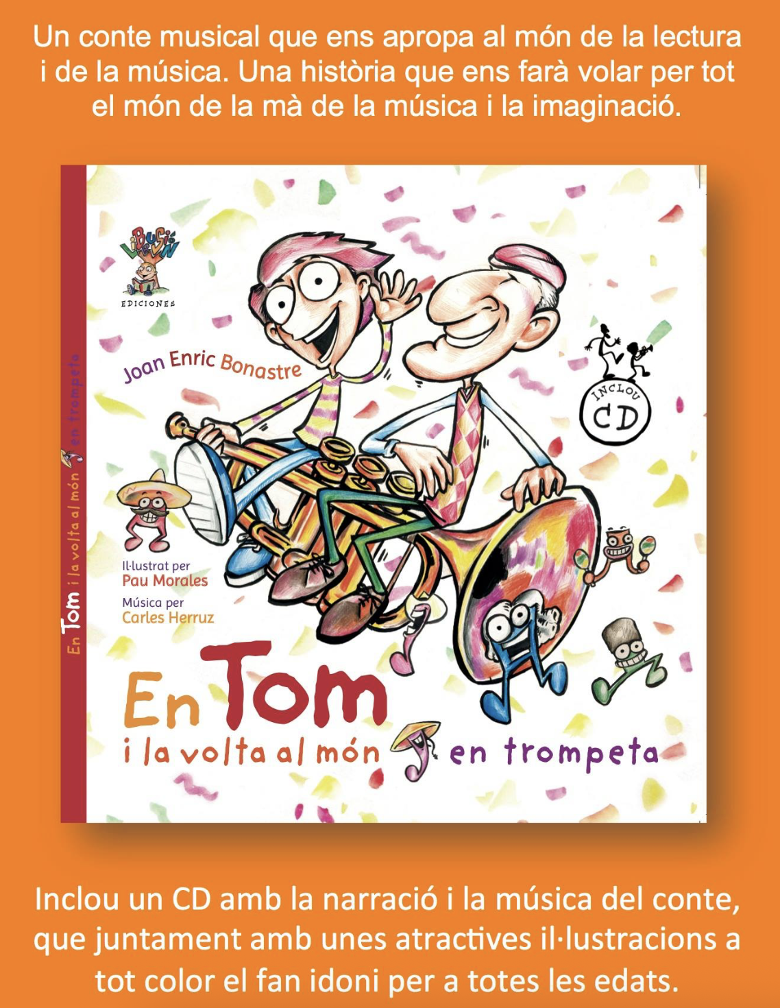 En Tom i la volta al món en trompeta